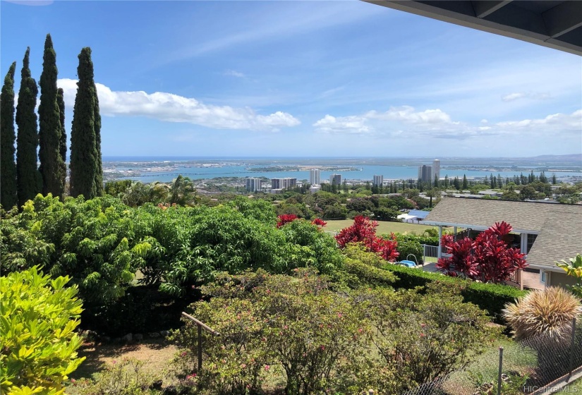 View from the family room