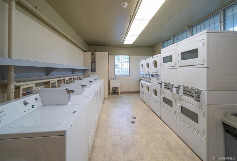 Laundry room on the ground level