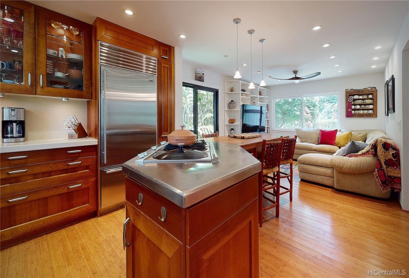 The Kitchen and Family Room.