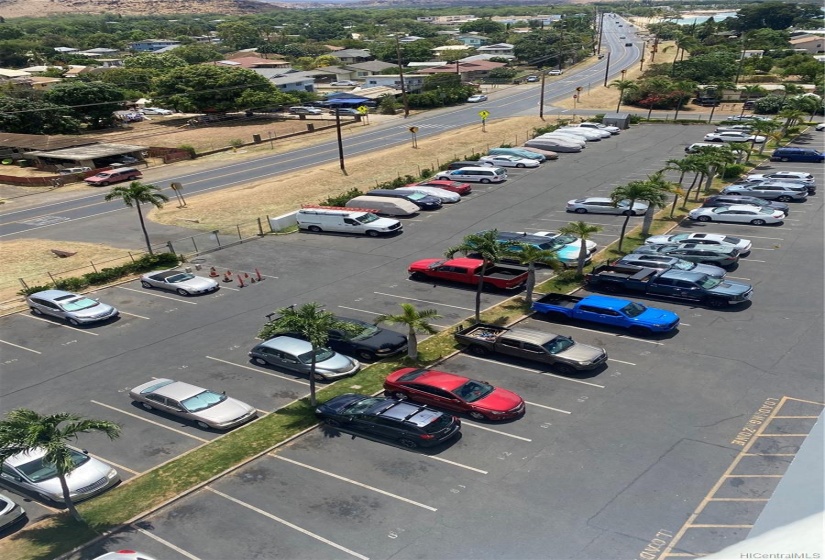 Lots of parking from the secured parking lot exclusively for homeowners only