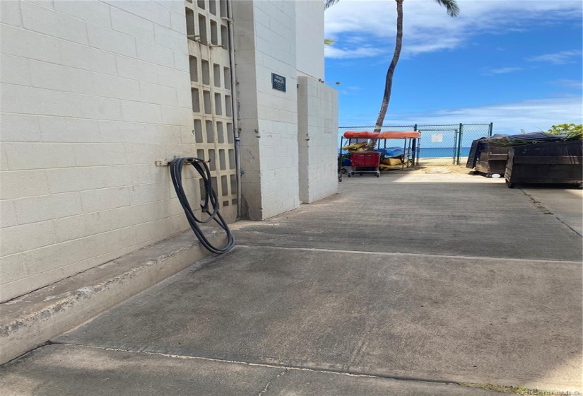 Car wash area