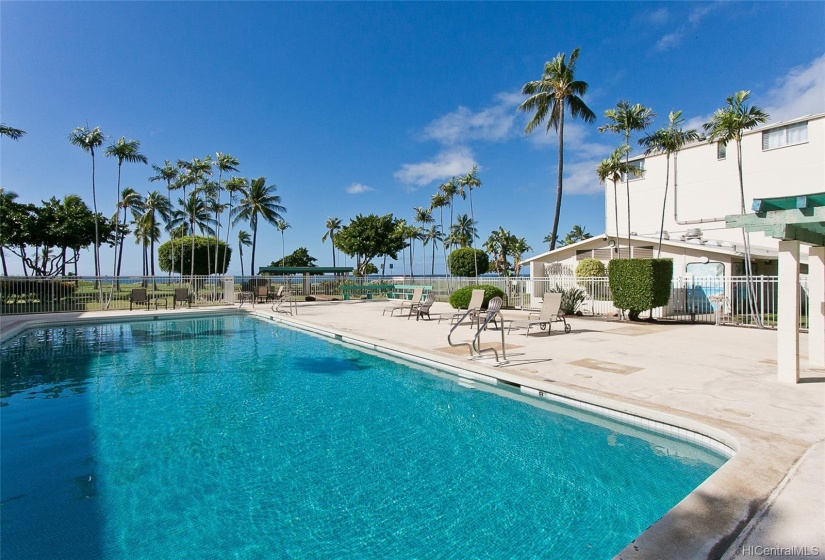 View of pool