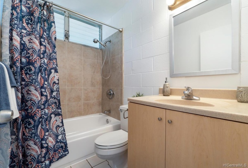 Primary suite bathroom.