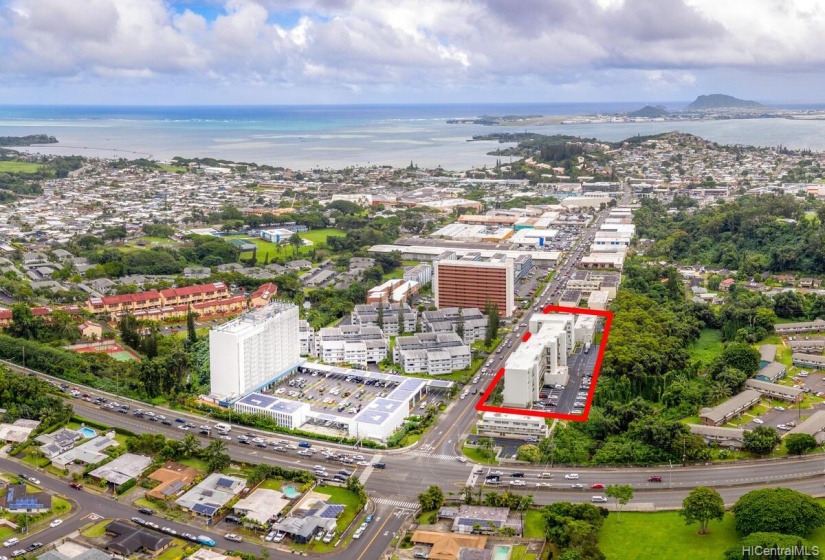 Central Kaneohe location close to Windward Mall.