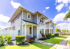 Front/Side view of property. Landscaped yard with Garden View