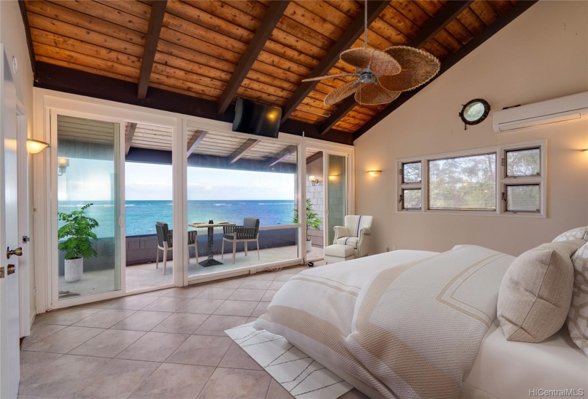 Ocean views from master bedroom