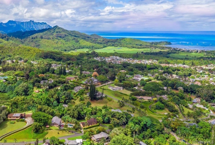 Haiku Plantations from above.