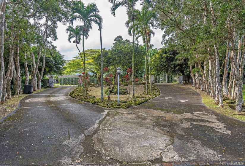 Mature landscaping from palms to banyans. With a little love this plantation estate can come back to life and become your dream property. Haiku Plantations Hawaii