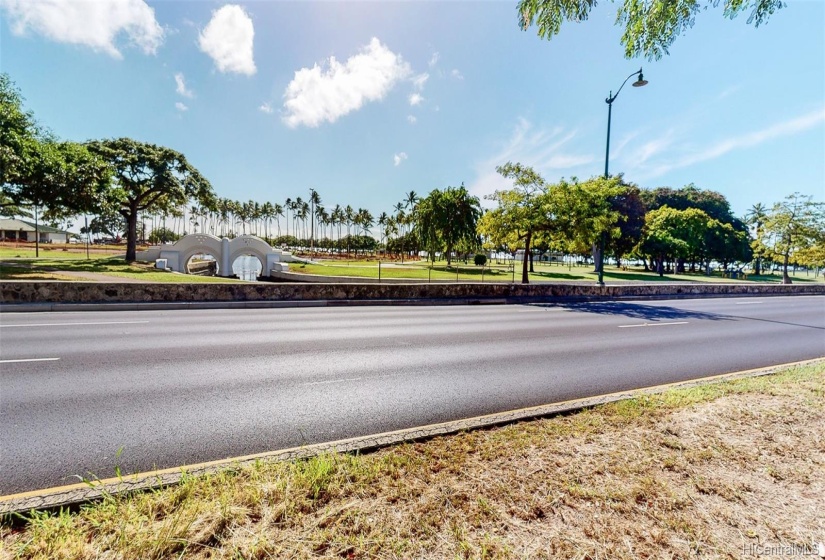 Ala Moana Beach Park and Magic Island are just six blocks away!