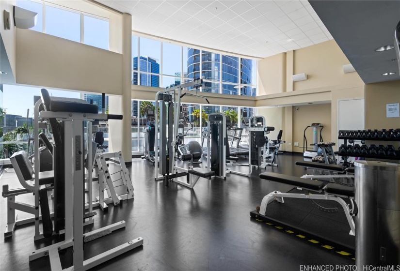 Enhanced. Fitness center.