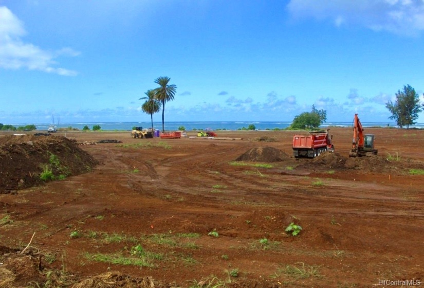 Property is cleared and ready for construction