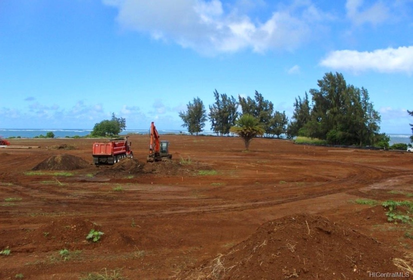 Property is cleared and ready for construction