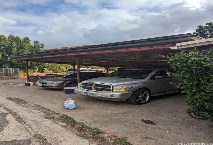 2 car carport for the larger home