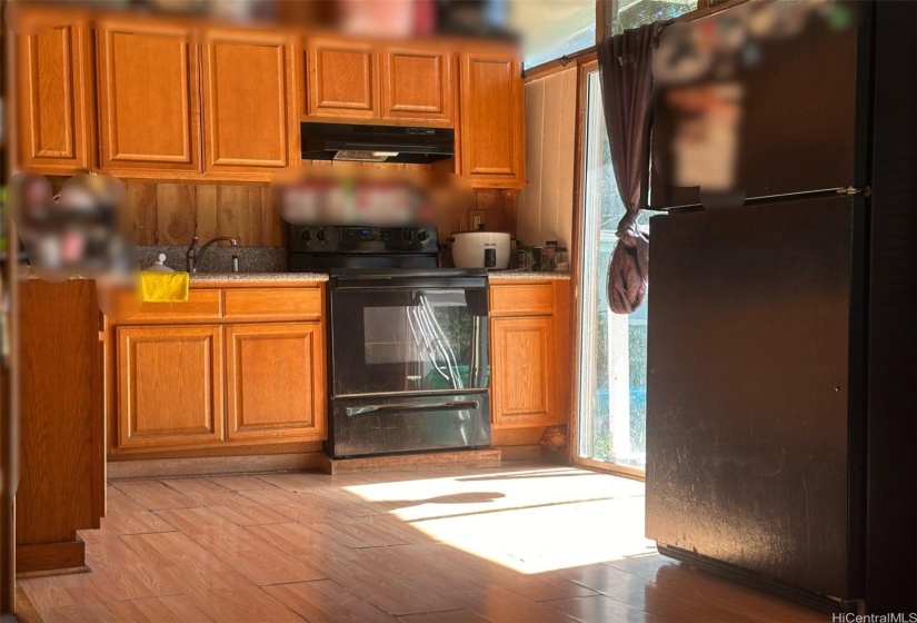 Kitchen in larger home