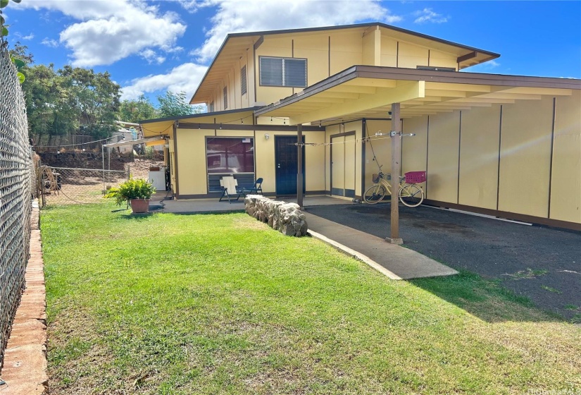 Endless possibilities with this large fenced-in yard