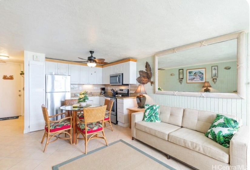 Remodeled Kitchen Area.