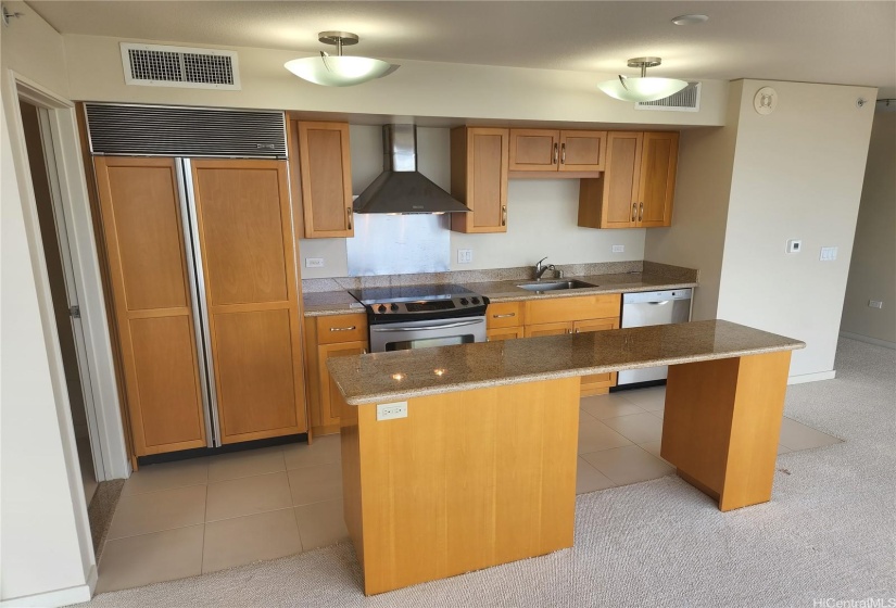 Open Kitchen with Island