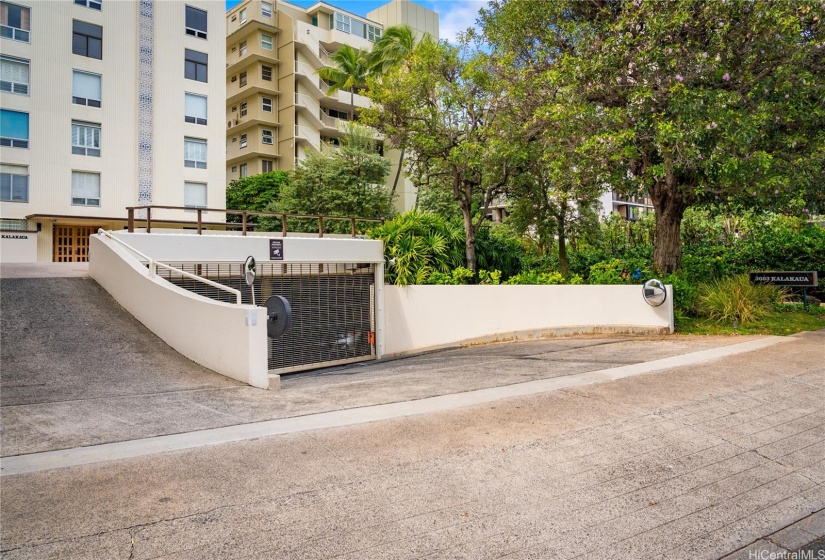 GATED UNDER GROUND GARAGE