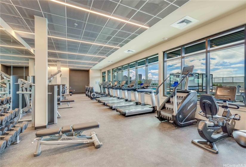 Fitness Center on level 11