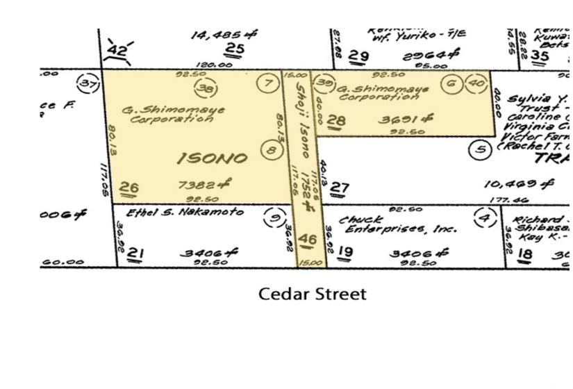 Parcels 26, 28 and 46 included in price.