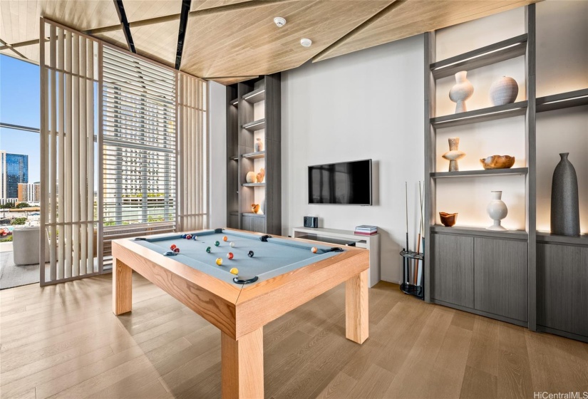 Enjoy a game of pool for some indoor recreation activities