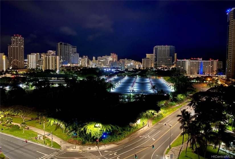 Evening view from Wailana