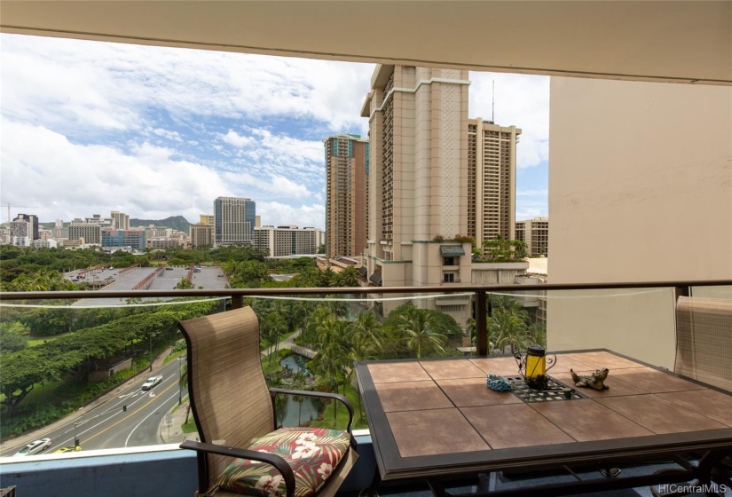 Electric BBQ allowed on lanai for outdoor cooking.