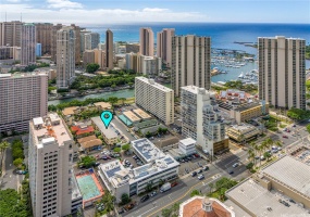 This is a prime location between Waikiki and Ala Moana Center.