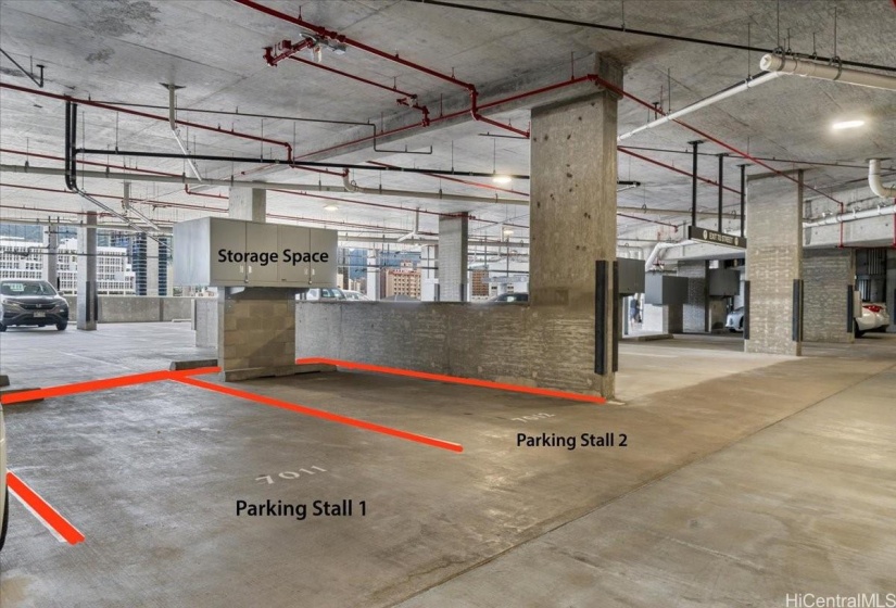 Parking Stall and storage