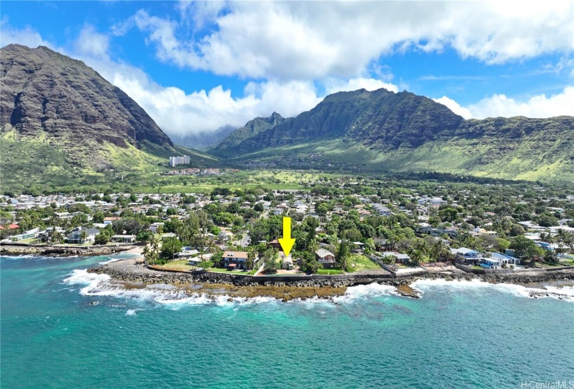 Premium oceanfront property, 14,681 sq ft land