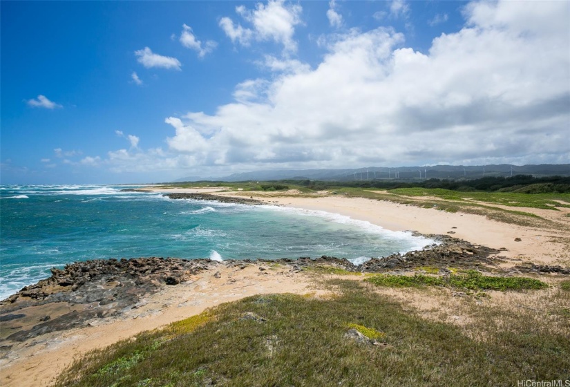 Secluded and private beachfront cove in your front yard.