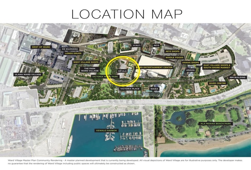 Kakaako Location Map