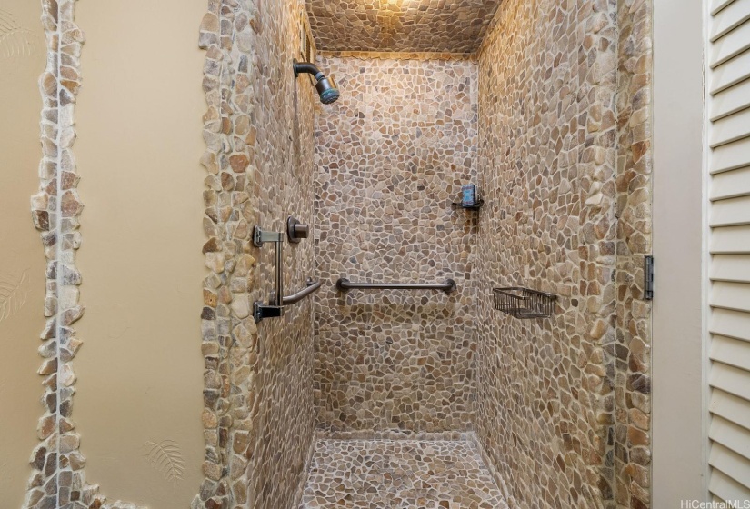 Bathroom with Stone work