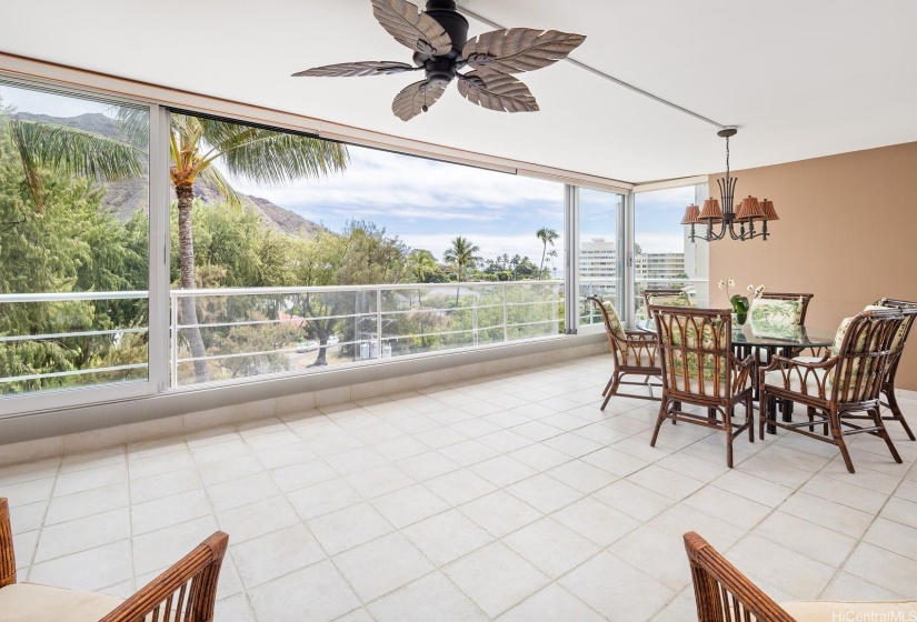 Diamond Head View from Living Room