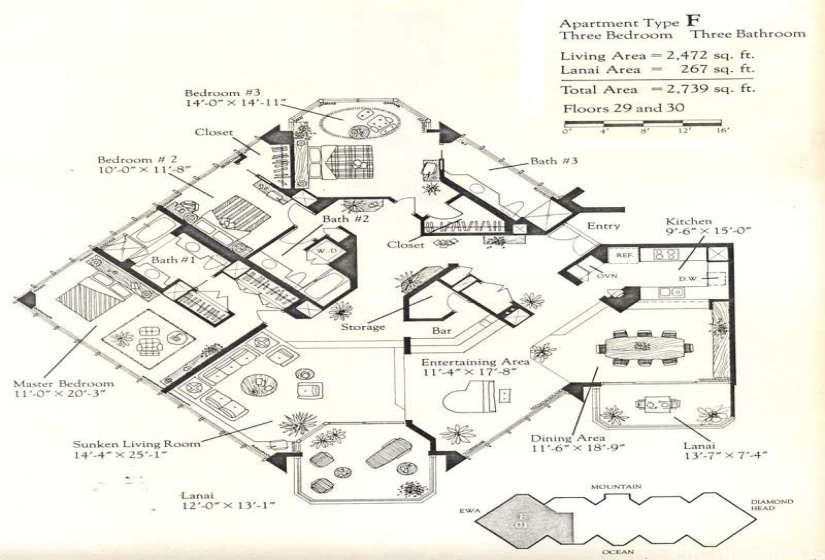 floor plan on a lower floor but similar to the 01 floor plan; i am including it so you can imagine details of the rooms