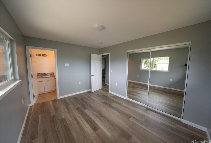 Bedroom 3 w/ full bath.