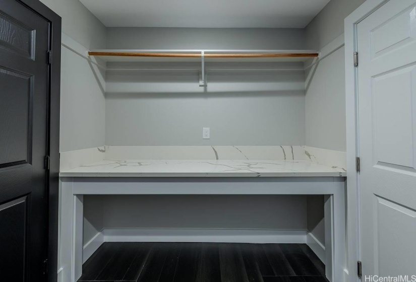 Laundry room folding table.