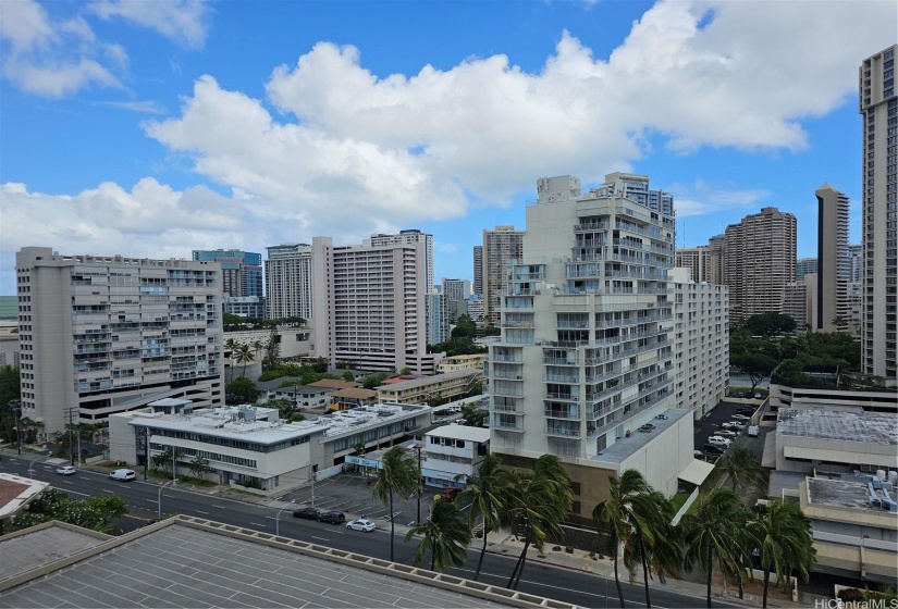 view from lanai