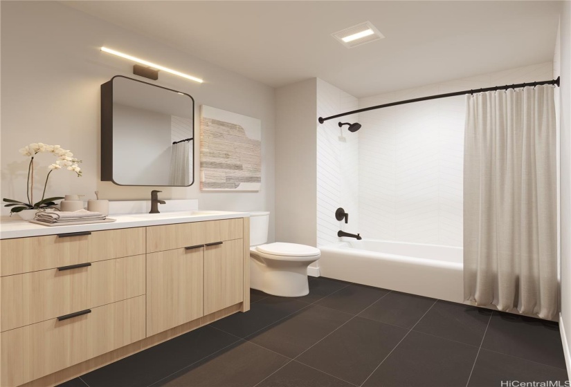 Secondary Bathroom - Concept B