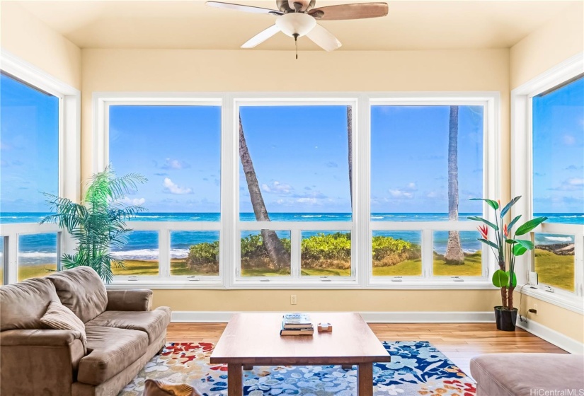 Enjoy the ocean views from your living room