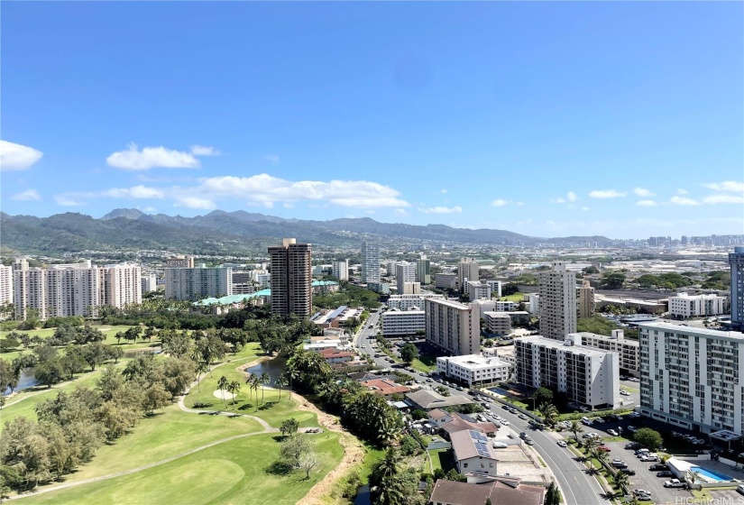 View from your open lanai (balcony)