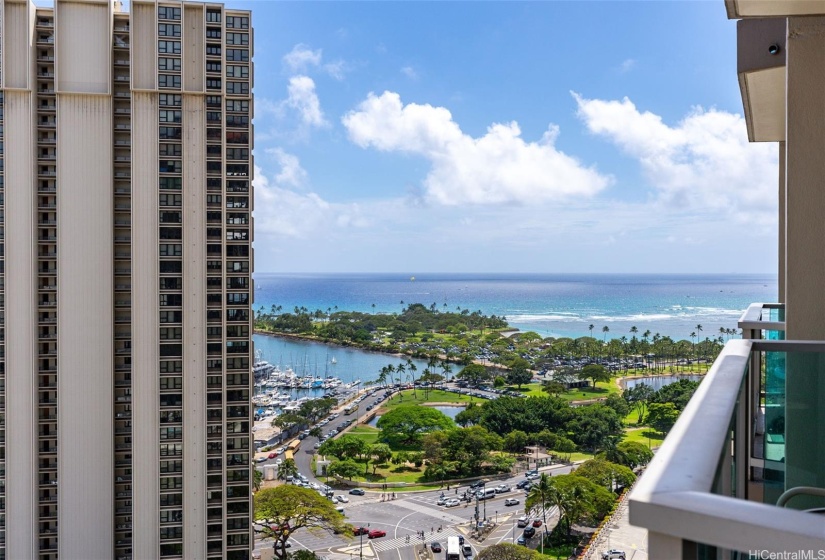 Ocean and Magic Island