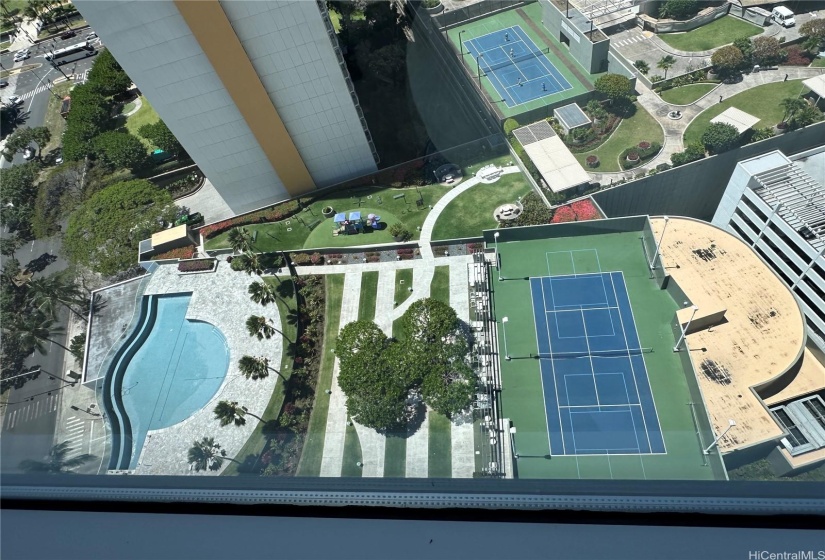 Pool / Rec Area / Tennis Courts View from Unit