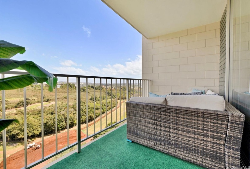 Lanai/Balcony overlooking the golf course