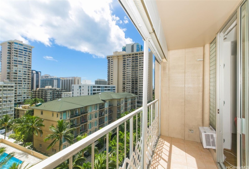 Lanai from the other side with city views