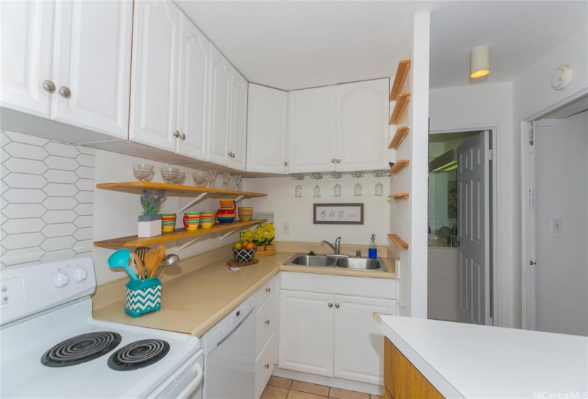 Virtually staged ~ quite a bit of storage in kitchen