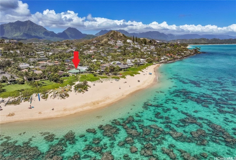 Lanikai is known for its soft white sand and aquamarine waters.