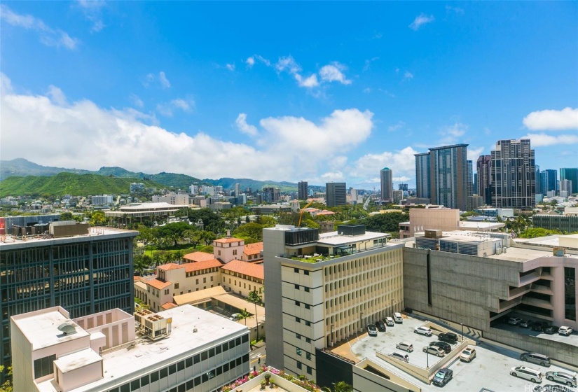 View of the palace & kakaako