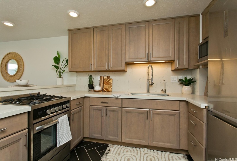 Fully remodeled kitchen