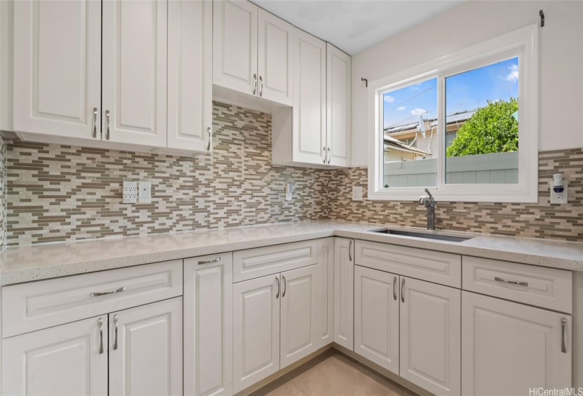 Lower level wet bar